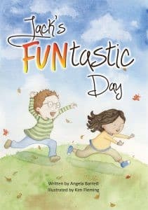 The cover of Jack's FUntastic Day storybook.