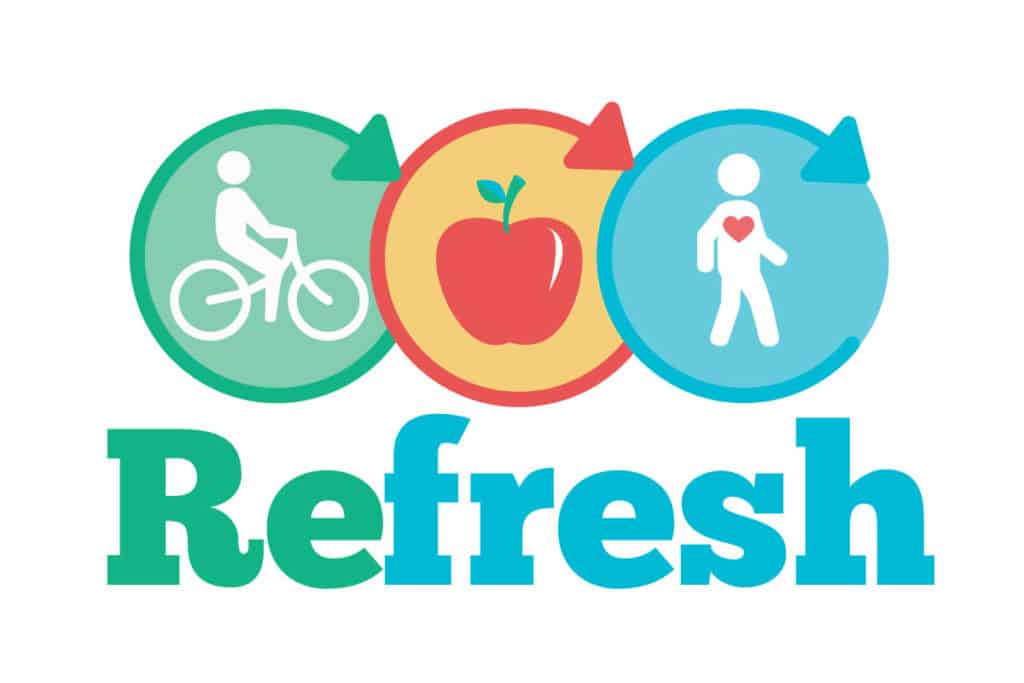 Refresh e-newsletter logo.