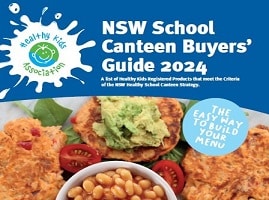 NSW School Canteen Buyers' Guide 2024 front cover.