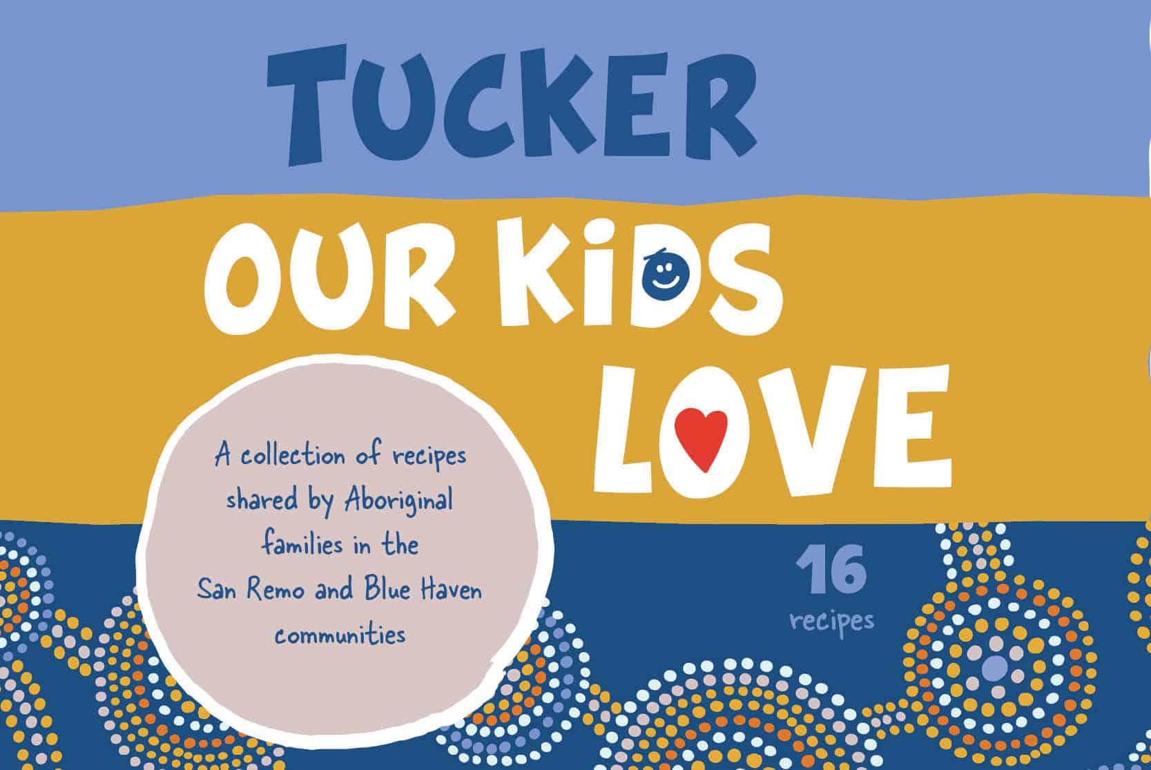 Tucker our kids love cookbook front cover.