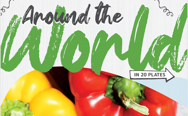 Around the World in 20 Plates cover.