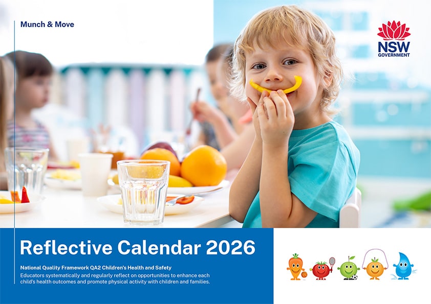 Munch and Move Reflective Calendar 2026