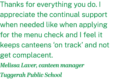 Thanks for everything you do. I appreciate the continual support when needed like when applying for the menu check an...